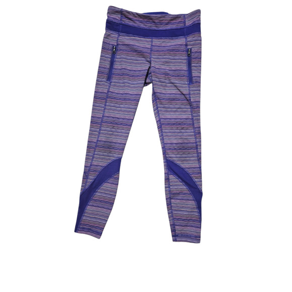 Lululemon Inspire Tight II Mesh space Dye Twist Iris Flower leggings size 6 - Picture 2 of 10